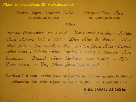 HistoricasConviteFestaFamiliaAires21-07-1990
